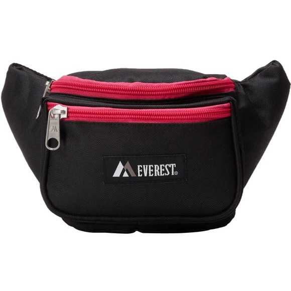 Everest Accessories - Everest Signature Waist Pack - Standard, Black, One Size